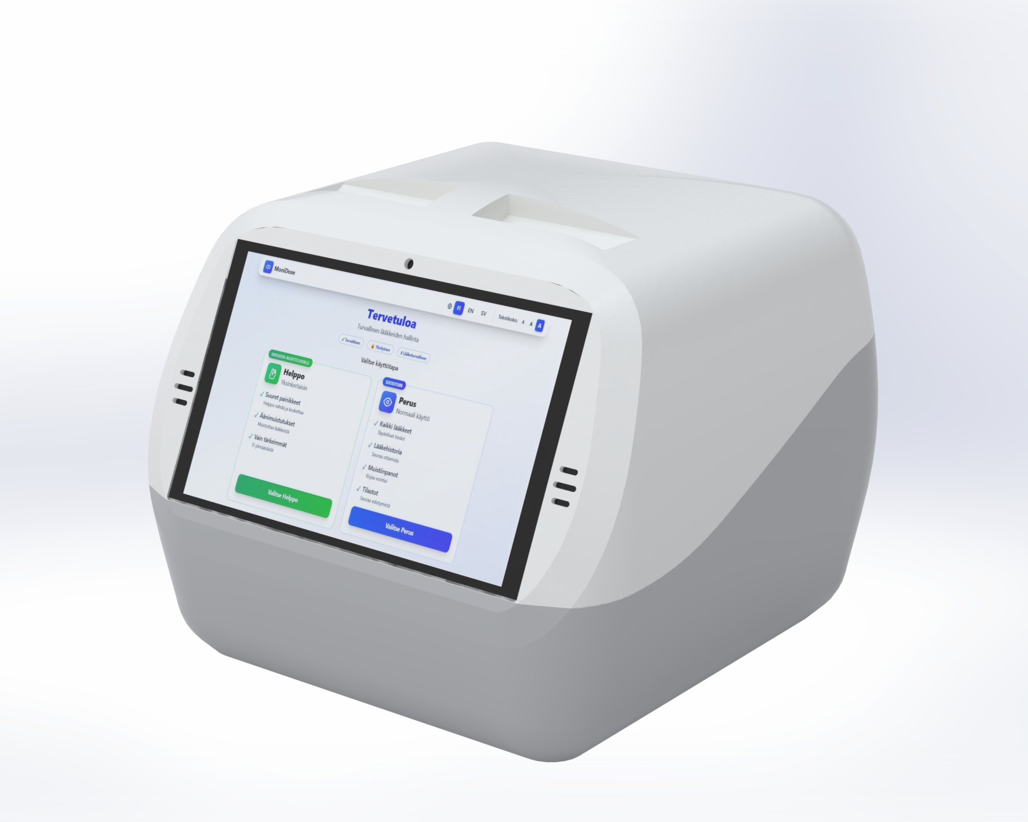 MoniDose Smart Medication Dispenser - Professional Titanium