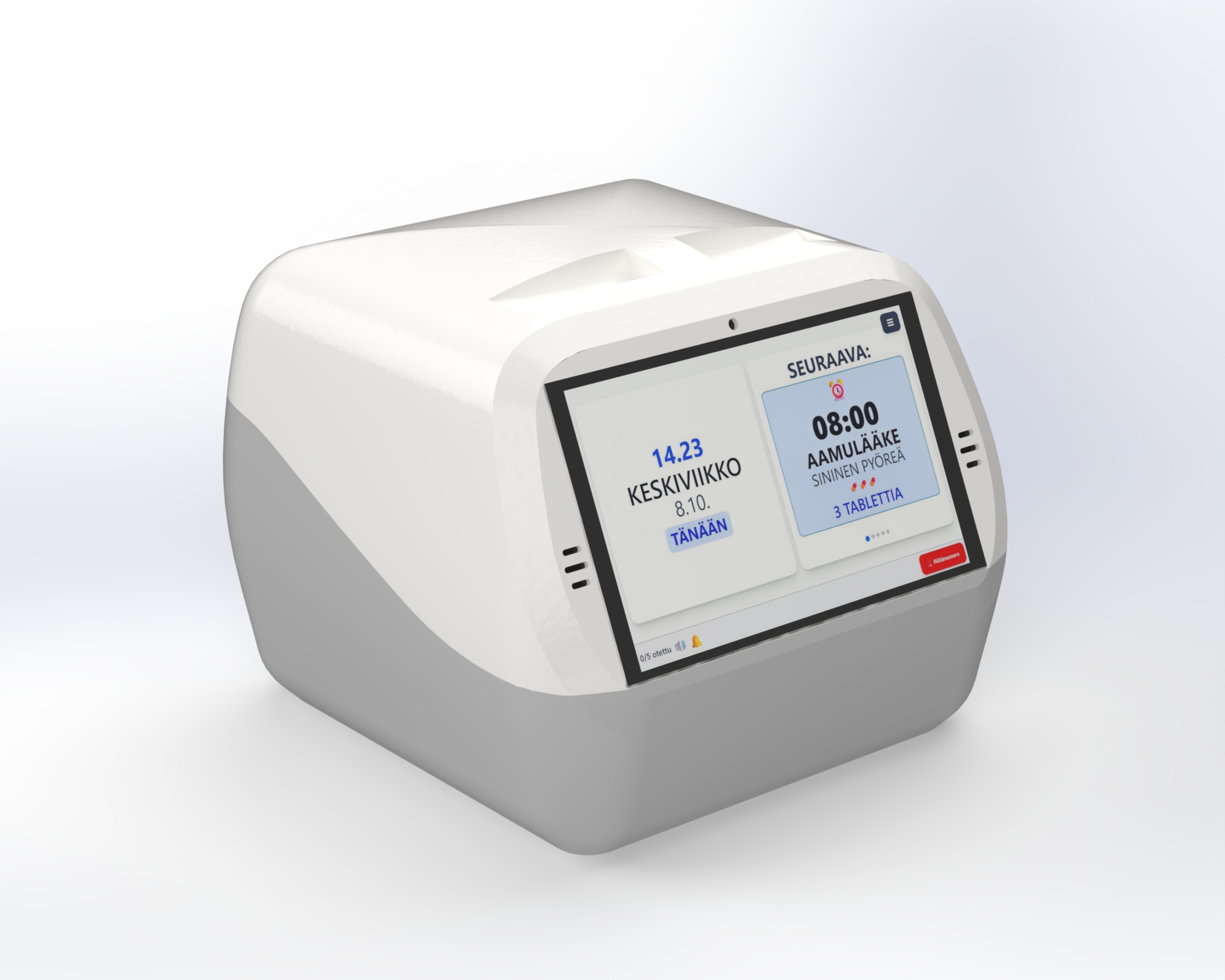 MoniDose Smart Medication Dispenser - Silver Professional